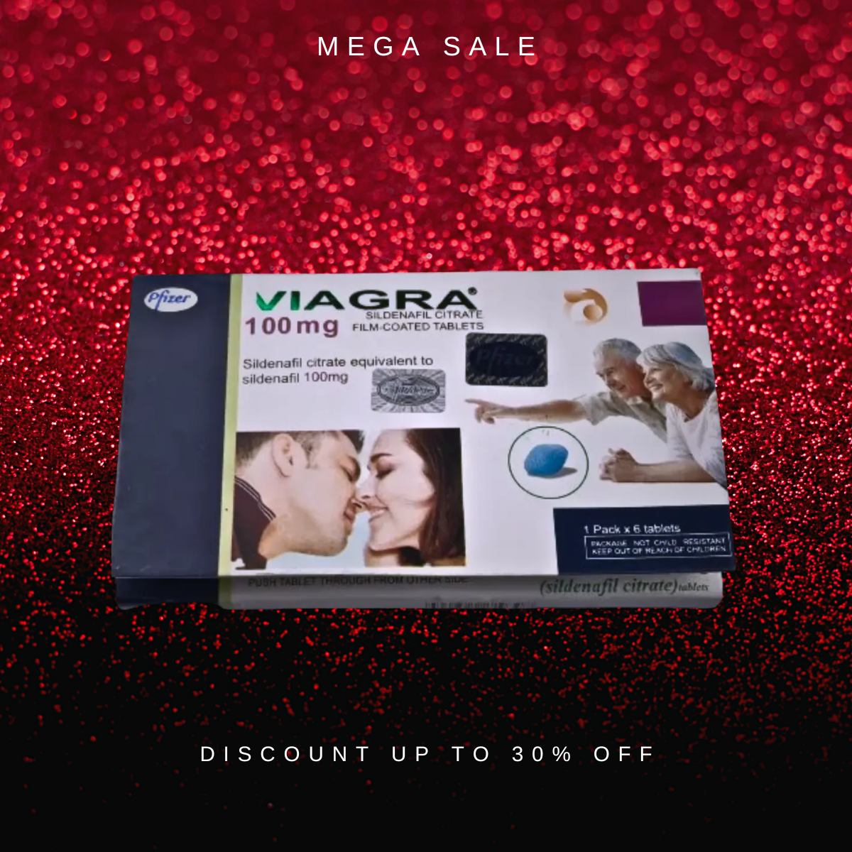 Pfizer Viagra 100mg 6 Tablets Playful