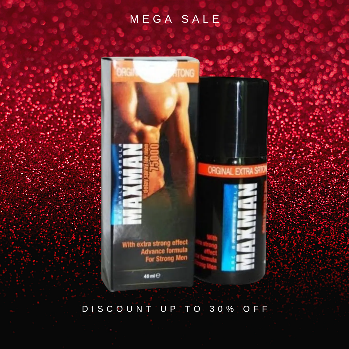 Original Maxman 75000 Timing Delay Spray For Mens 45ml Playful