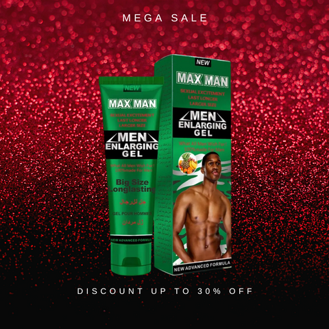 MaxMan Men Enlarging Gel New Advance Formula Playful