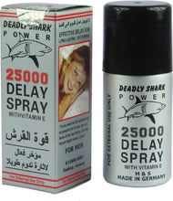 Deadly Shark 25000 Delay Spray for Men with Vitamin E Playful