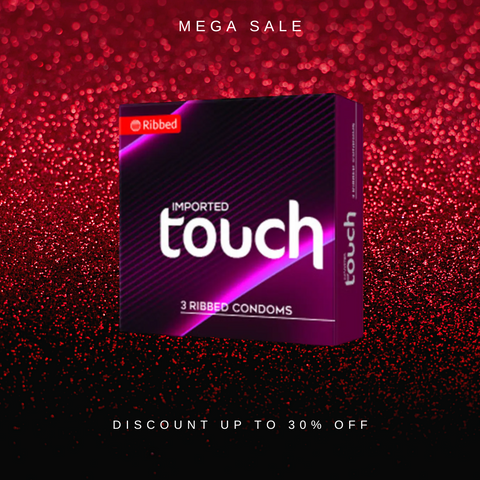 Imported Touch Scented Ribbed Condoms 3s Playful